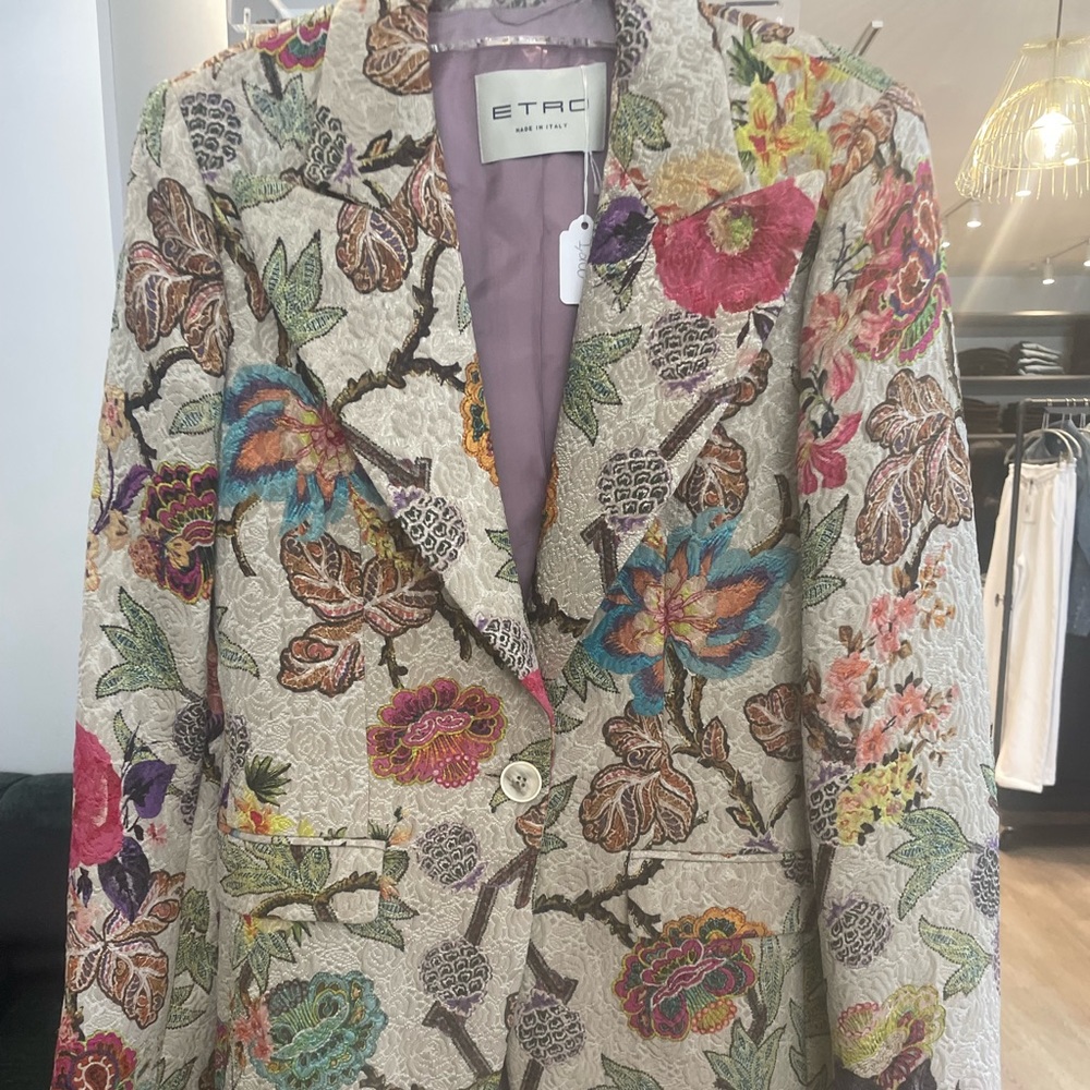 Etro floral blazer